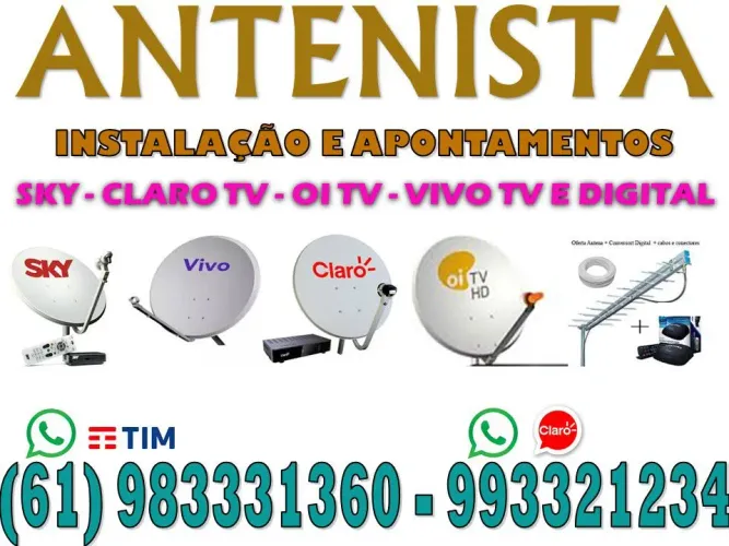 Antenista Brasília Df Geral