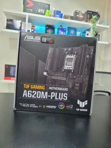 Placa-Mãe AM5 ASUS TUF GAMING A620M-PLUS - Nova, com garantia e NF