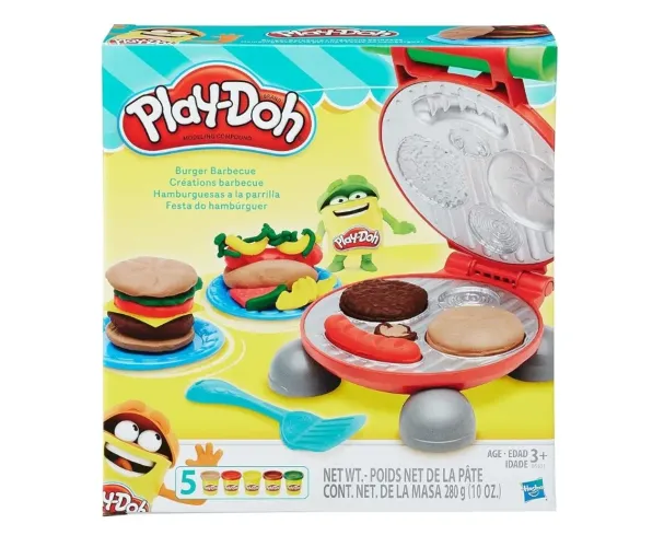 Play-Doh Kit Hambúrguer Churrasco Burger Barbecue