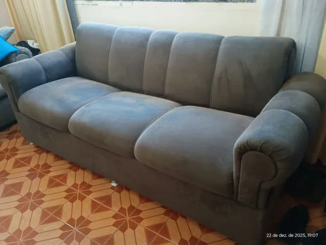 Sofá 2 e 3 lugares (2 peças) junto ou separado 