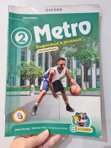 livro de inglês metro 2 student book e workbook