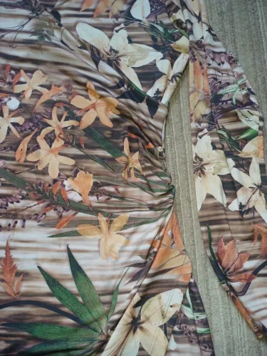 Vestido Floral Manga Longa