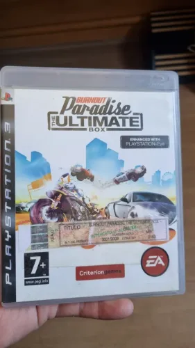 Jogo PS3 Burnout Paradise Ultimate Box Original Mídia Física