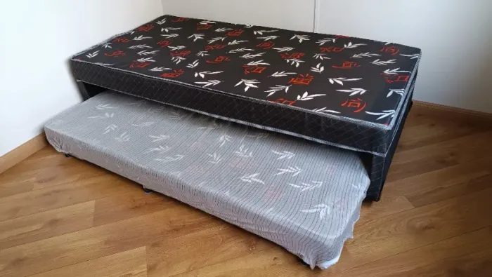 Cama Box Conjugada Solteiro Com Auxiliar