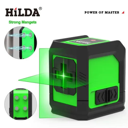 Nível a Laser Hilda duas linhas verdes.