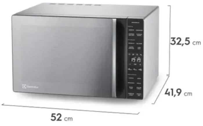 Microondas Eletrolux 36 litros com 3 meses de uso