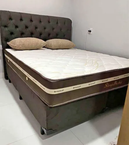 Cama box king molas ensacadas mega black friday