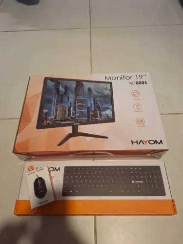 Kit para escritório Monitor + Teclado + Mouse NOVO