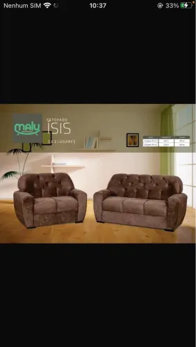 Sofá conjunto Ísis  apenas 790,00