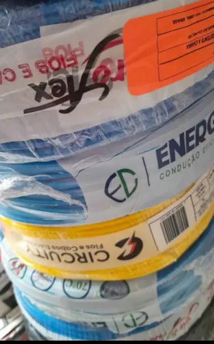 Fios e Cabos Elétricos Flexíveis - rolo 100m importado 