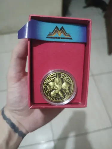 Moeda Yugioh - Elemental Hero Neos - Ouro