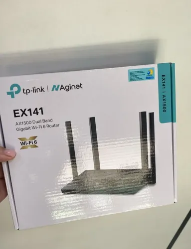 Roteador TP-Link AX1500 EX141 - Wi-Fi 6 com Gigabit - Loja Coimbra Computadores Entregamos
