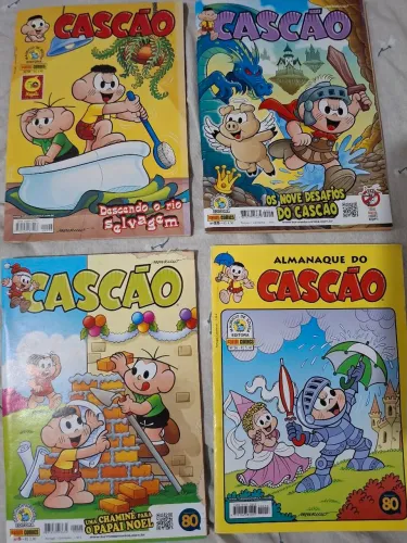 Combo HQ - Gibi Turma da Mônica, Cascão e Chico Bento Moço