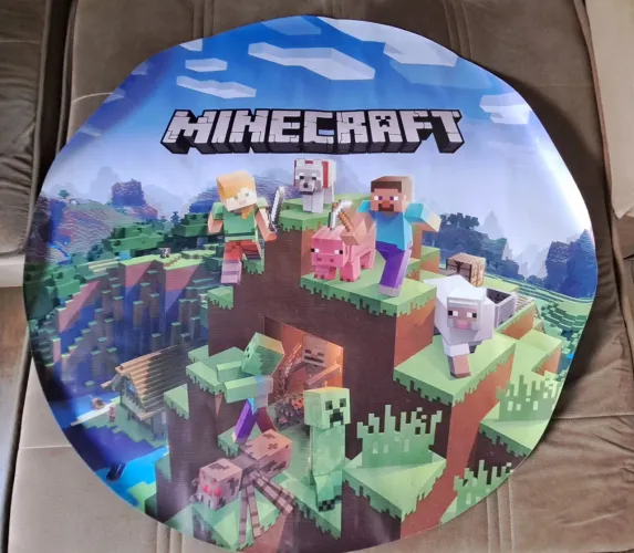 Painel para festa Minecraft