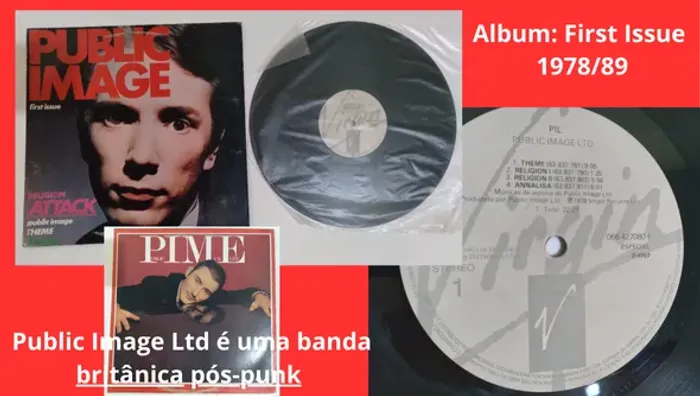 Banda Public Image Ltd  - Disco de Vinil - Album First Issue  de 1978