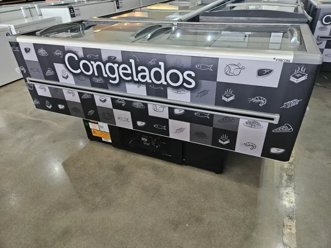 ilha expositora de congelados 568L - a pronta entrega