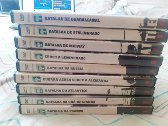 Coleção de DVDs - Batalhas da Segunda Guerra Mundial LEIA O ANÚNCIO 