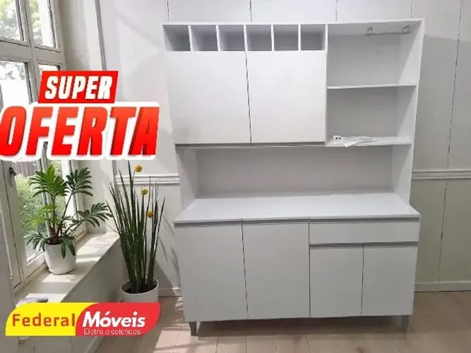 Armário de Cozinha AJL OFF WHITE NOS CHAME NO WHATSAPP