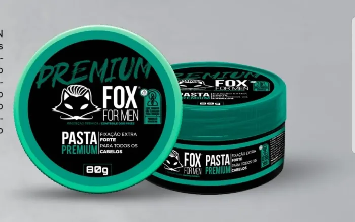 Pomada / Pasta  Premium Fox For Men - Fixação Extra Forte