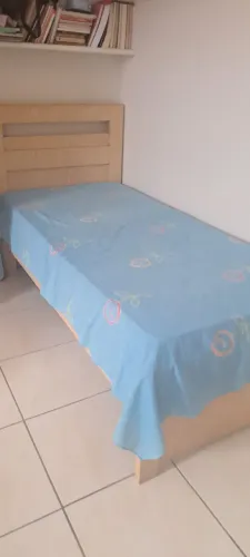 Cama solteiro madeira