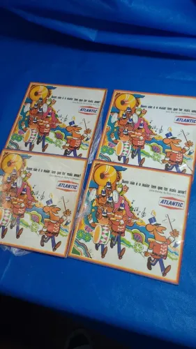 Lote 4 Discos de Vinil Marcha do Ratinho - Atlantic - Usado, Bom Estado