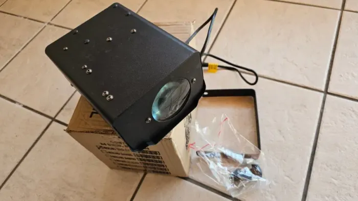 Mini canhão de led efeito projetor 3W para Festas