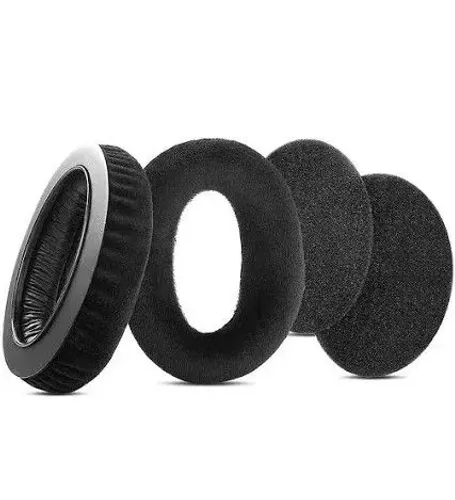 Par de almofadas de veludo para fone Senheiser