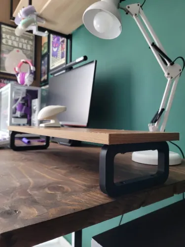 Suporte Elevador para Monitor em MDF - Estilo Moderno