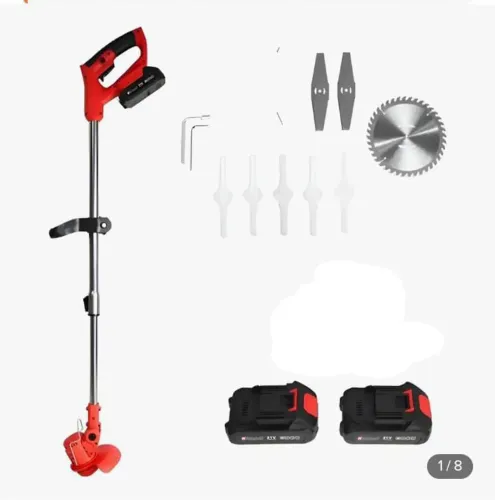 Roçadeira A Bateria 21v 1580w Potente Com 2 Baterias