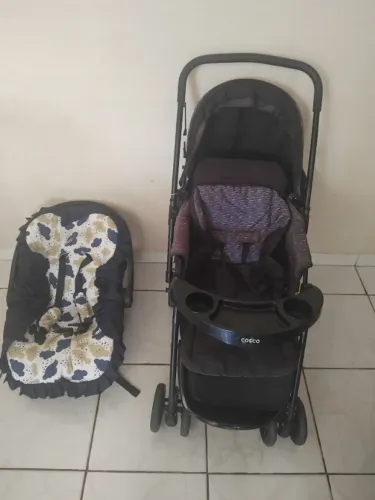 Carrinho e bebe conforto