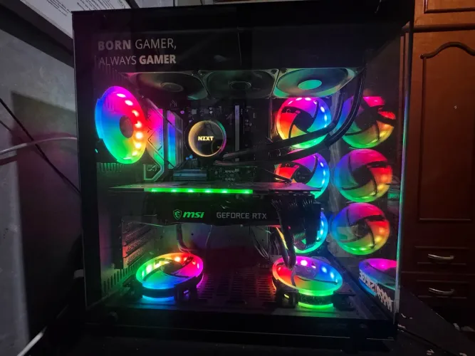 Setup Gamer Completo RTX 3080 + Ryzen 5 9600X + 32GB DDR5 + Alienware 320Hz