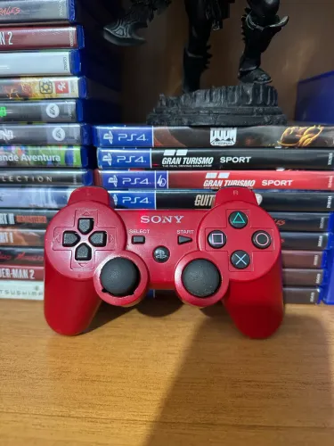 Controle vermelho original ps3