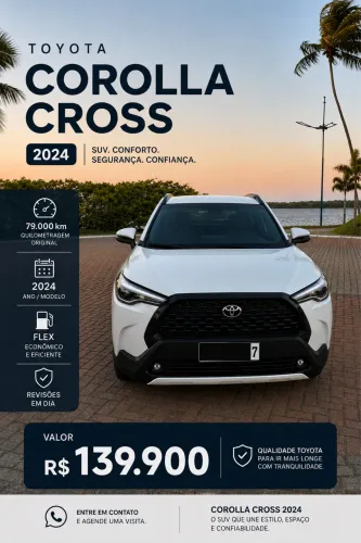 Toyota Corolla Cross XRE 2.0 16V Flex AUT 2024