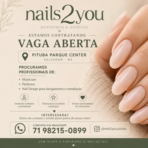 Precisamos de Manicure