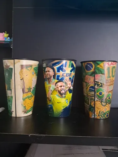 Copos da seleção brasileira