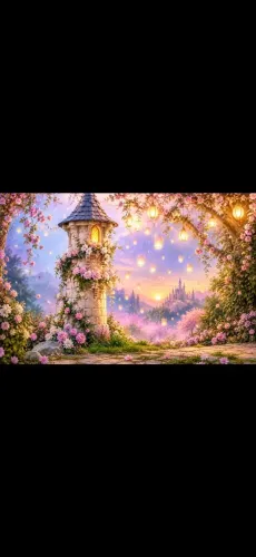 Painel sublimado Tema rapunzel Enrolados