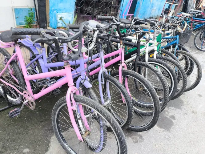 BICICLETA FEMININA SEMINOVOS VARIOS MODELOS ACEITO CARTÃO 