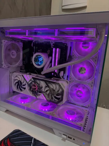PC GAMER RODA TUDO EM 4K FULL WHITE RYZEN 7 5700x3D - RTX 3080 - 32gb RAM -