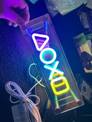 Luminária PlayStation - Decoração Gamer