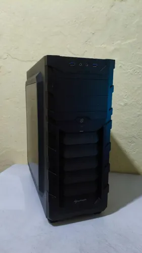 Gabinete Sharkoon Escritório Blue