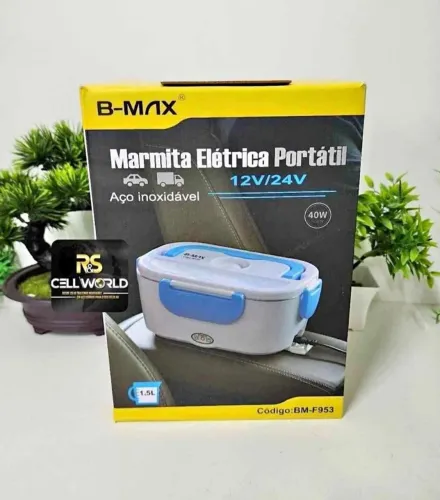 Marmita Eletrica Portátil 12V/24V 40W 1.5L.