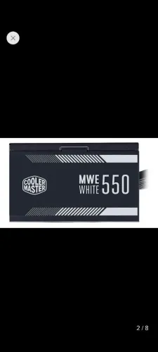 Fonte Cooler Master MWE White 550W 80 Plus - Excelente Estado