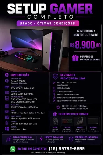 Setup Gamer Completo