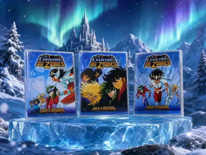 Coleção DVD Cavaleiros do Zodíaco Original PlayArte Saga de Asgard