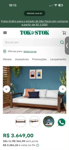 SOFÁ - 3 lugares