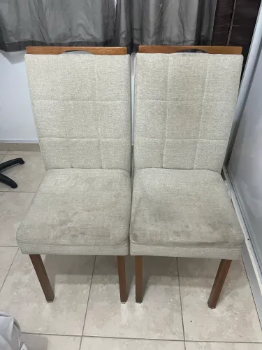 Cadeiras madeira mesa kit