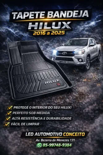 Tapete Bandeja Hilux 2016 até 2021