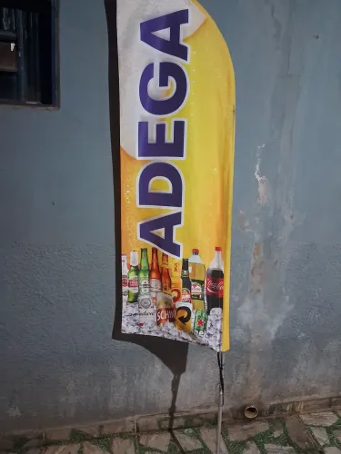 Bandeira WindBanner loja de bebidas