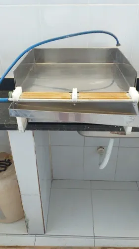 Máquina para descascar ovos de codorna de inox