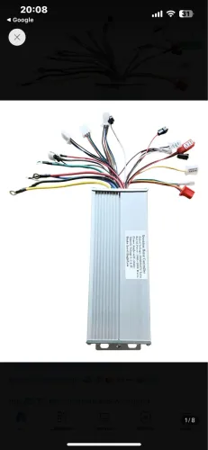 Controlador Brushless 1000W a 2000W 48V/72V - 45A 18 Mosfet